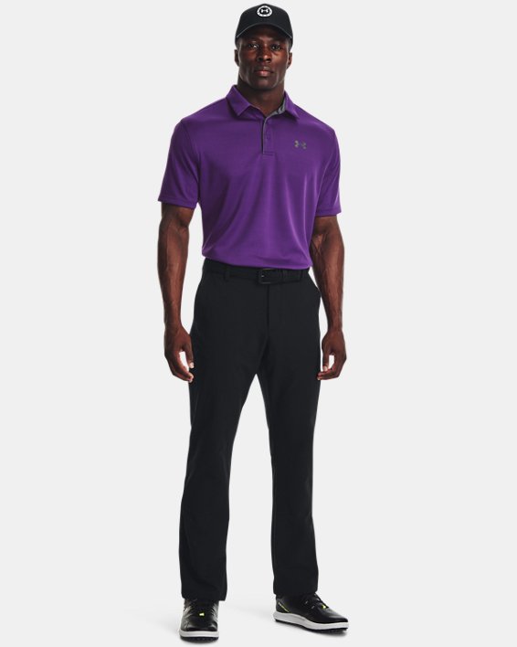 Men's UA Tech™ Polo, Purple, pdpMainDesktop image number 2